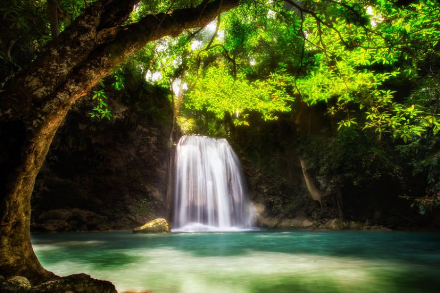 The 5th tier of Erawan Falls